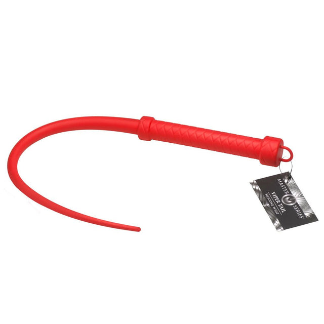 Buy Master Series Viper Tail - Red - Red Silicone Whip – Naughtyhut NZ sex toys online. Discreet delivery & top brands.