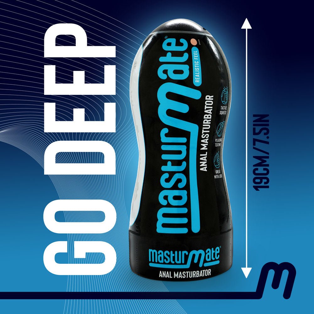 Masturmate - Butt - Cream - Flesh Anal Stroker – Sex toys NZ by Naughtyhut. Discreet delivery nationwide.