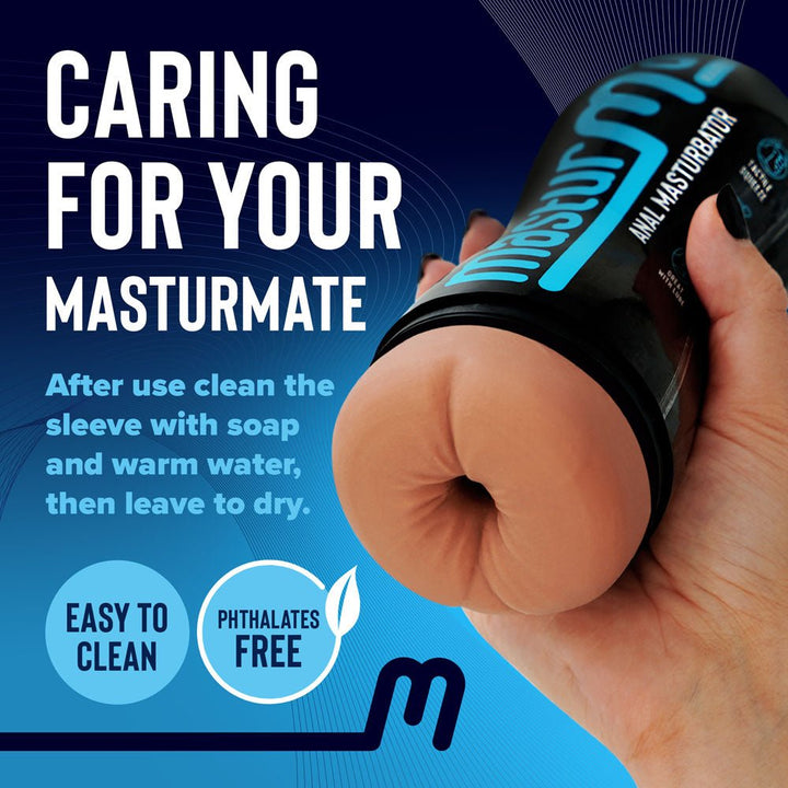 Masturmate - Butt - Mocha - Brown Anal Stroker – Sex toys NZ by Naughtyhut. Discreet delivery nationwide.
