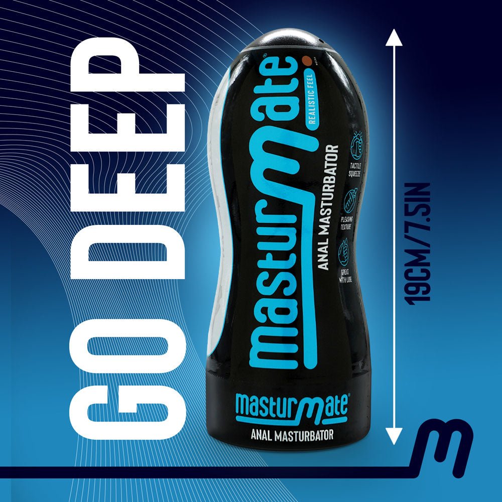 Masturmate - Butt - Mocha - Brown Anal Stroker – Sex toys NZ by Naughtyhut. Discreet delivery nationwide.