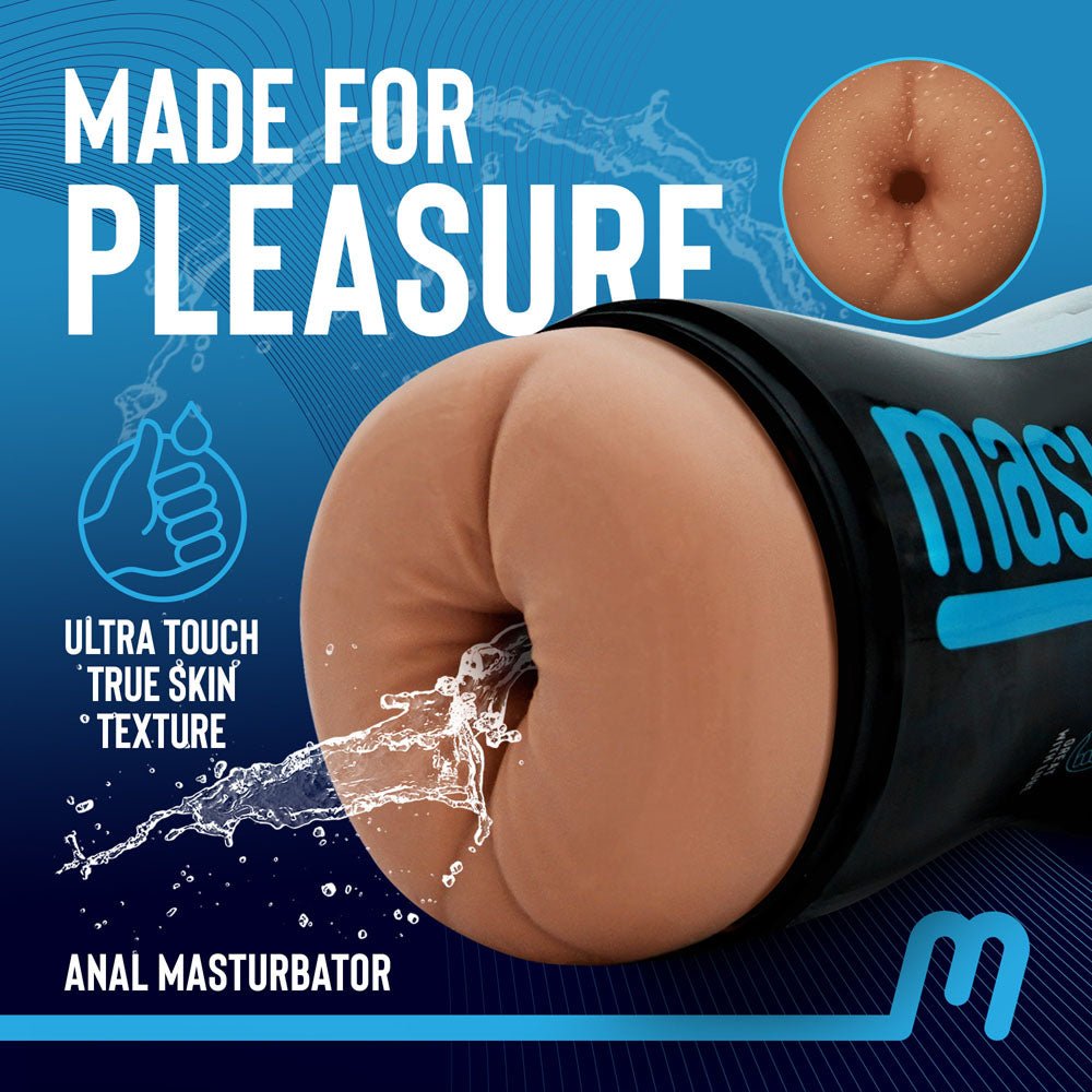 Masturmate - Butt - Mocha - Brown Anal Stroker – Sex toys NZ by Naughtyhut. Discreet delivery nationwide.