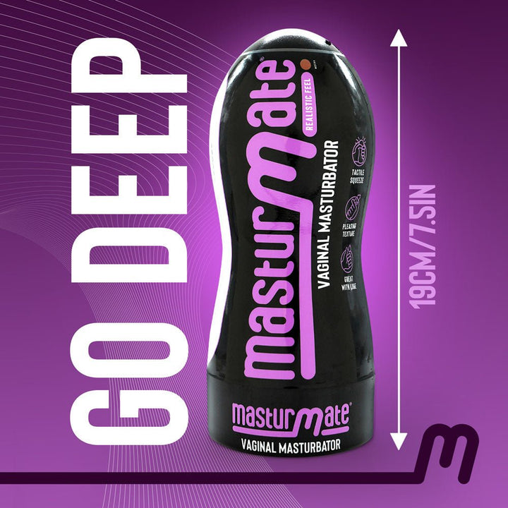 Masturmate - Vagina - Mocha - Brown Vagina Stroker – Sex toys NZ by Naughtyhut. Discreet delivery nationwide.