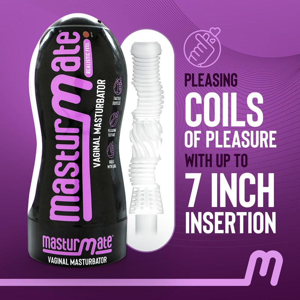 Masturmate - Vagina - Mocha - Brown Vagina Stroker – Sex toys NZ by Naughtyhut. Discreet delivery nationwide.