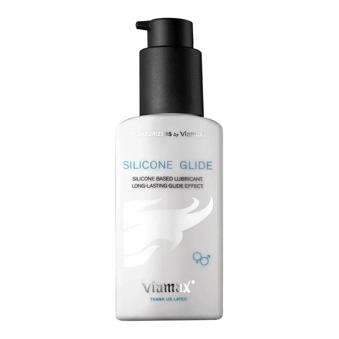 Viamax Silicone Glide, white 70 ml pump bottle with black pump