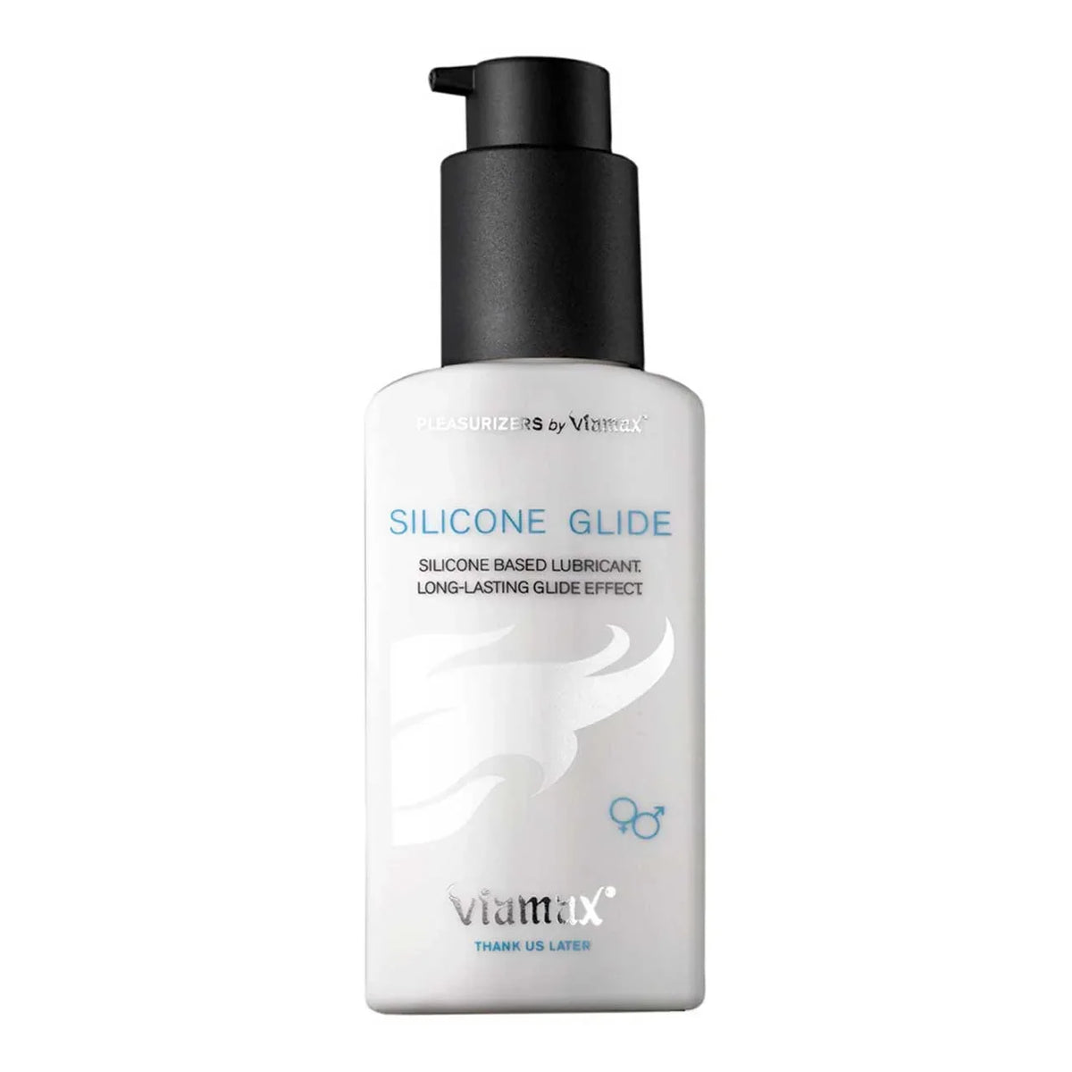Viamax Silicone Glide, white 70 ml pump bottle with black pump