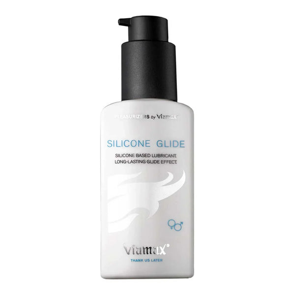 Viamax Silicone Glide, white 70 ml pump bottle with black pump