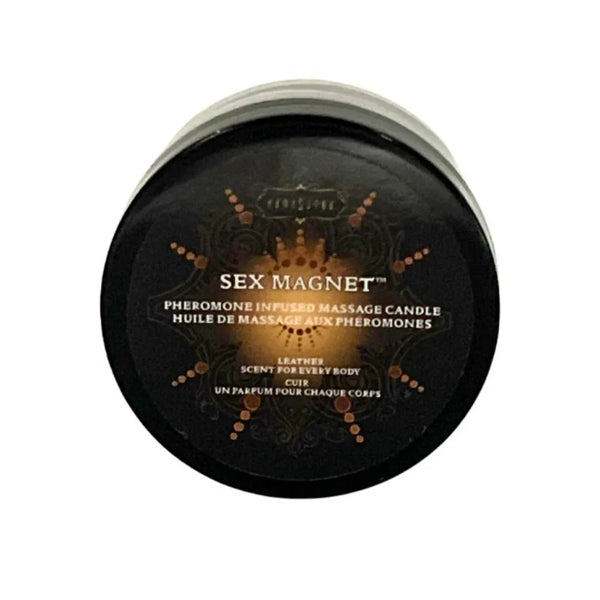 Kama Sutra Sex Magnet Pheromone, Leather Massage candle 48 g