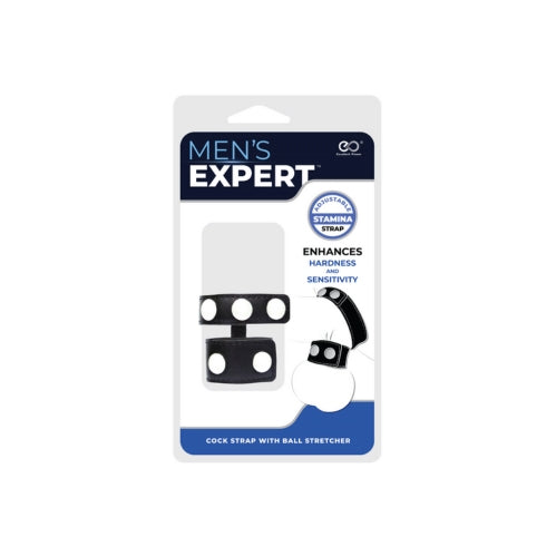 Mens Expert Cock Strap with Ball Stretcher - image 2