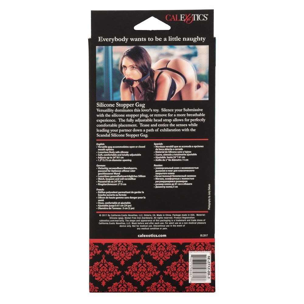 Scandal Silicone Stopper Gag - image 3