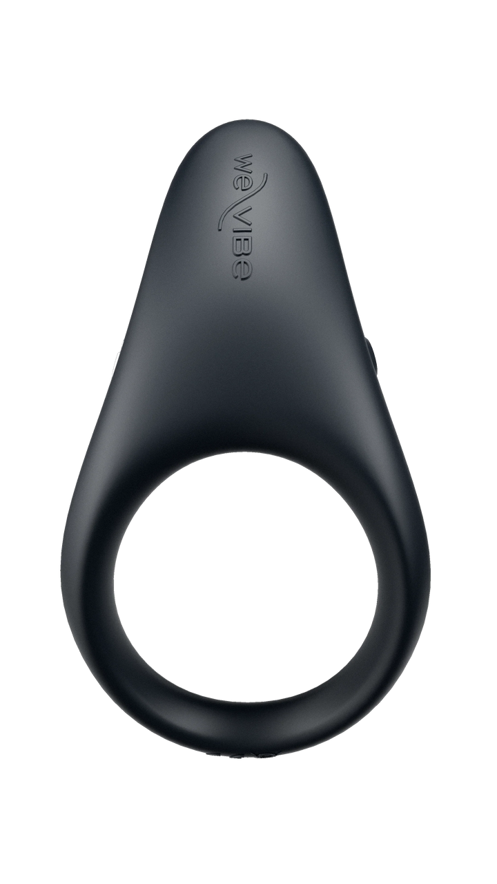 We-Vibe Verge 2 vibrating ring in dark grey, upright on black
