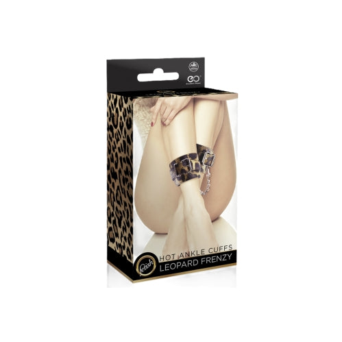Leopard PU Leather Ankle Cuffs - image 2