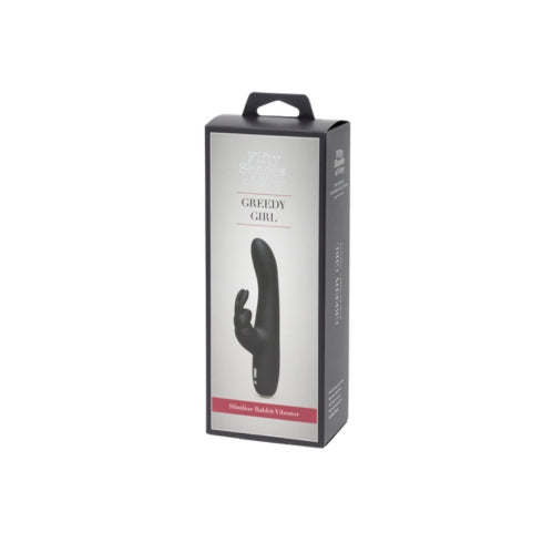 Fifty Shades Greedy Girl Slimline Rabbit Vibrator - image 3