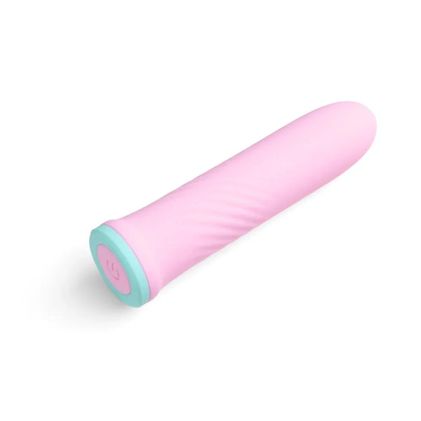 So Divine Self Pleasure bullet vibrator in Pink with mint base ring