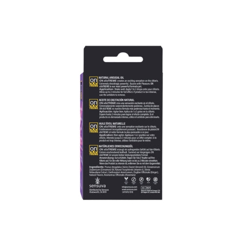 Sensuva ON XXXtreme Arousal Oil 5ml - image 3