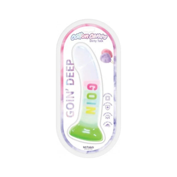 Hott Products Cotton Candy, Goin Deep 7" Dildo (Silicone)