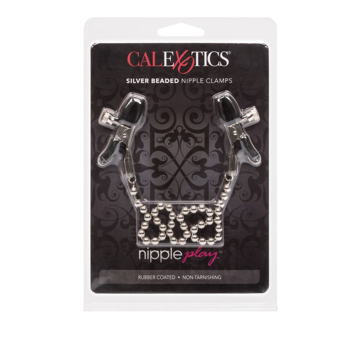 Nipple Play Silver Beaded Nipple Clamps - image 4