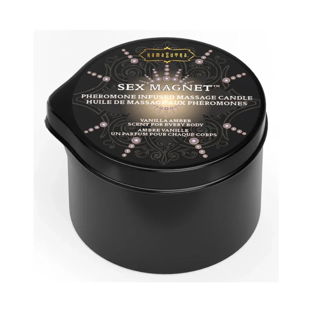 Kama Sutra Sex Magnet Pheromone, Vanilla Amber Massage Candle 59 g