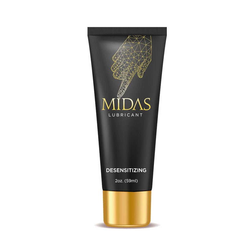 Midas Desensitising Lubricant - 60 ml - Desensitising Lubricant - 59 ml Tube – Sex toys NZ by Naughtyhut. Discreet delivery nationwide.