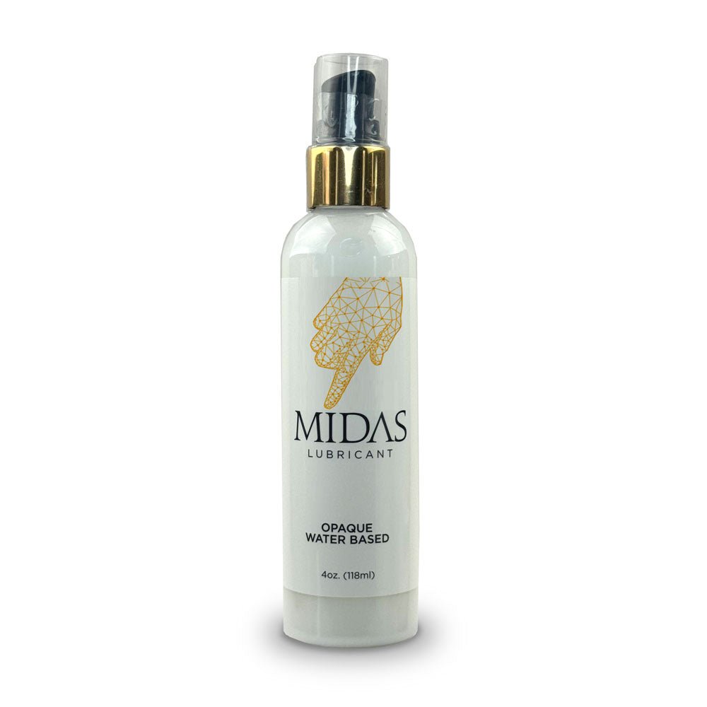 Buy Midas Opaque Water Based Lubricant - 118 ml - Water Based Cum Lube - 118 ml – Naughtyhut NZ sex toys online. Discreet delivery & top brands.