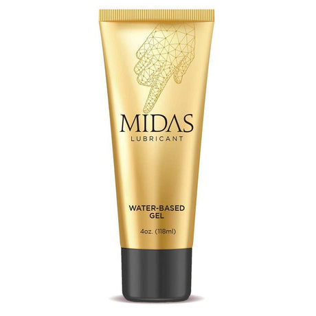 Buy Midas Water Based Gel - Water Based Gel Lubricant - 118 ml Tube – Naughtyhut NZ sex toys online. Discreet delivery & top brands.