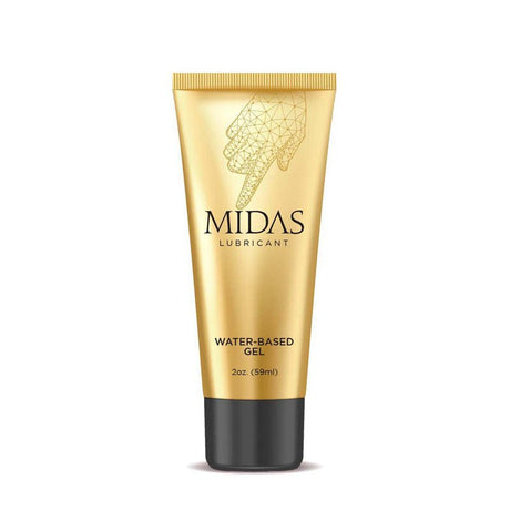 Buy Midas Water Based Gel - Water Based Gel Lubricant - 59 ml Tube – Naughtyhut NZ sex toys online. Discreet delivery & top brands.