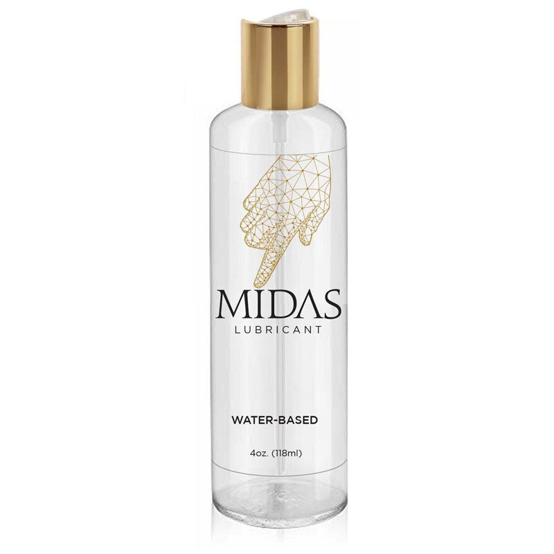 Buy Midas Water Based Lube - Water Based Lubricant - 118 ml Bottle – Naughtyhut NZ sex toys online. Discreet delivery & top brands.