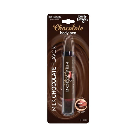 Buy Milk Chocolate Body Pen – Naughtyhut NZ sex toys online. Discreet delivery & top brands.