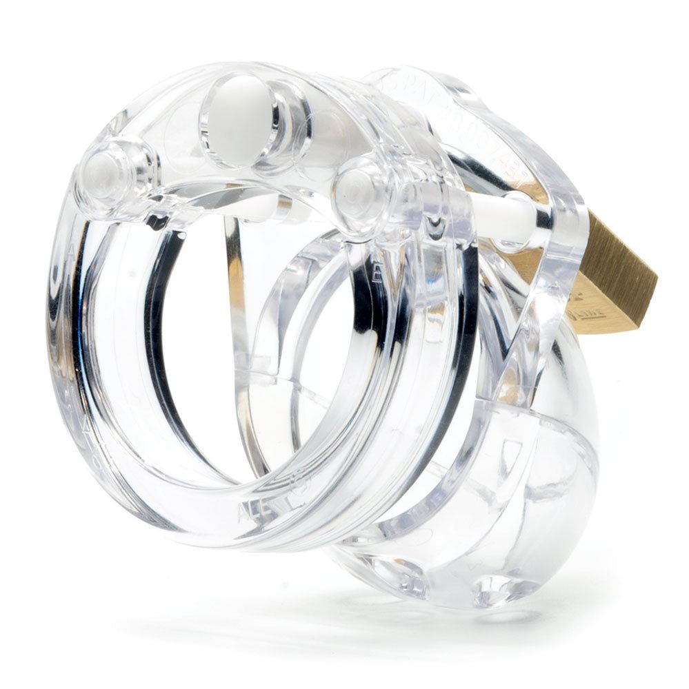 Buy Mini - Me Black Chastity Cock Cage Kit - Clear - Clear 1.25 Inch Cock Cage Kit – Naughtyhut NZ sex toys online. Discreet delivery & top brands.