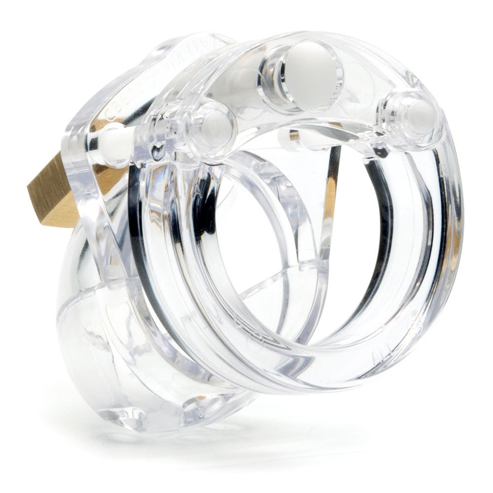 Buy Mini - Me Black Chastity Cock Cage Kit - Clear - Clear 1.25 Inch Cock Cage Kit – Naughtyhut NZ sex toys online. Discreet delivery & top brands.