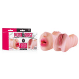 Buy Moist & Surge - Flesh Double Ended Stroker – Naughtyhut NZ sex toys online. Discreet delivery & top brands.