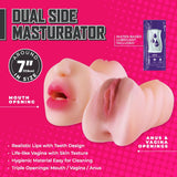 Buy Moist & Surge - Flesh Double Ended Stroker – Naughtyhut NZ sex toys online. Discreet delivery & top brands.