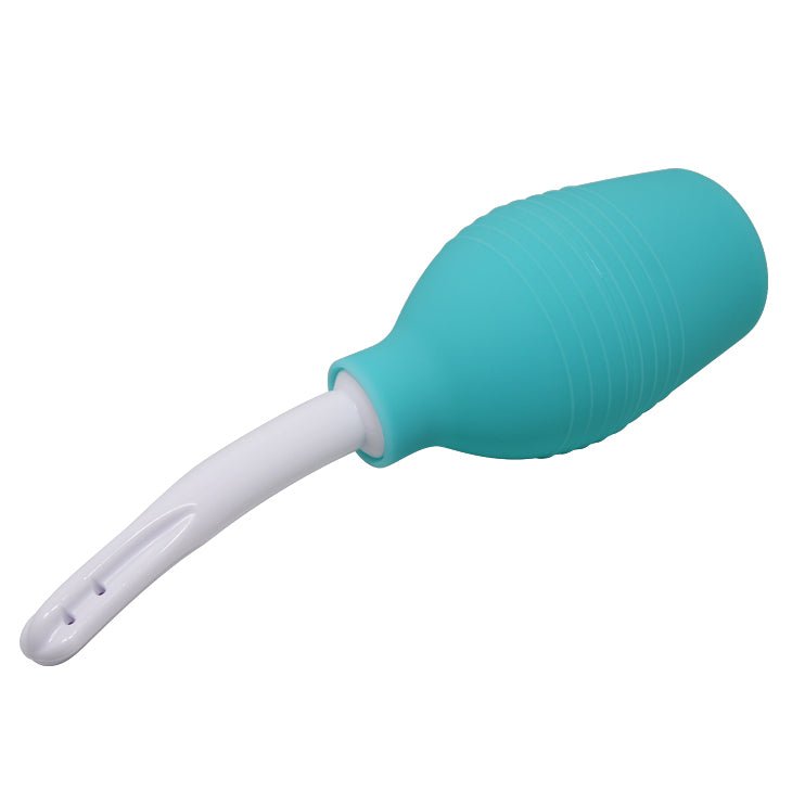 MR PLAY Anal Douche - Aqua/White Unisex Douche - 310 ml Capacity – Sex toys NZ by Naughtyhut. Discreet delivery nationwide.