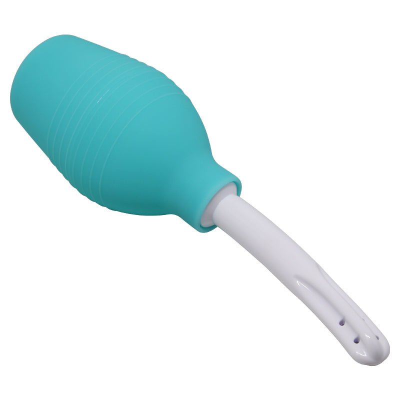 MR PLAY Anal Douche - Aqua/White Unisex Douche - 310 ml Capacity – Sex toys NZ by Naughtyhut. Discreet delivery nationwide.