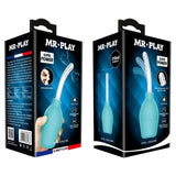 Buy MR PLAY Anal Douche - Aqua/White Unisex Douche - 310 ml Capacity – Naughtyhut NZ sex toys online. Discreet delivery & top brands.