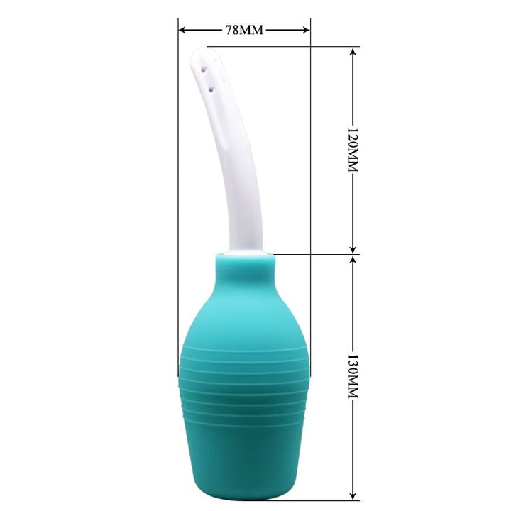 MR PLAY Anal Douche - Aqua/White Unisex Douche - 310 ml Capacity – Sex toys NZ by Naughtyhut. Discreet delivery nationwide.