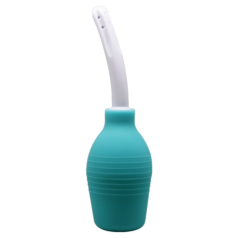 Buy MR PLAY Anal Douche - Aqua/White Unisex Douche - 310 ml Capacity – Naughtyhut NZ sex toys online. Discreet delivery & top brands.