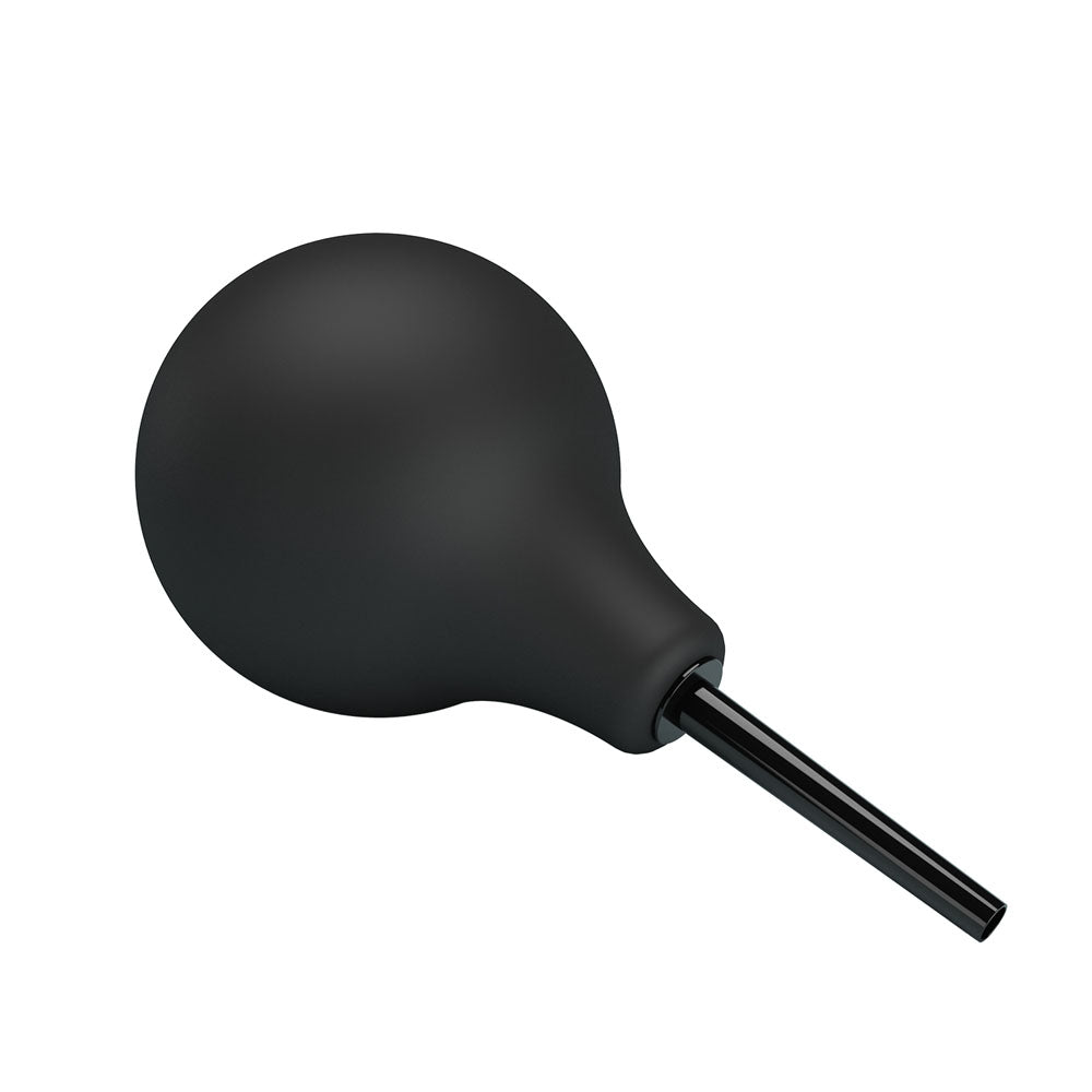 MR PLAY Anal Douche - Black - Black Unisex Douche - 224 ml Capacity – Sex toys NZ by Naughtyhut. Discreet delivery nationwide.