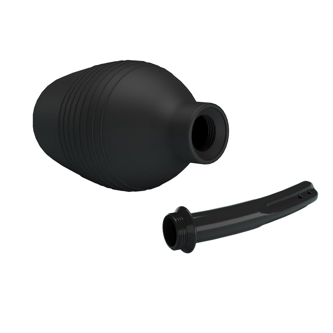 MR PLAY Anal Douche - Black - Black Unisex Douche - 310 ml Capacity – Sex toys NZ by Naughtyhut. Discreet delivery nationwide.