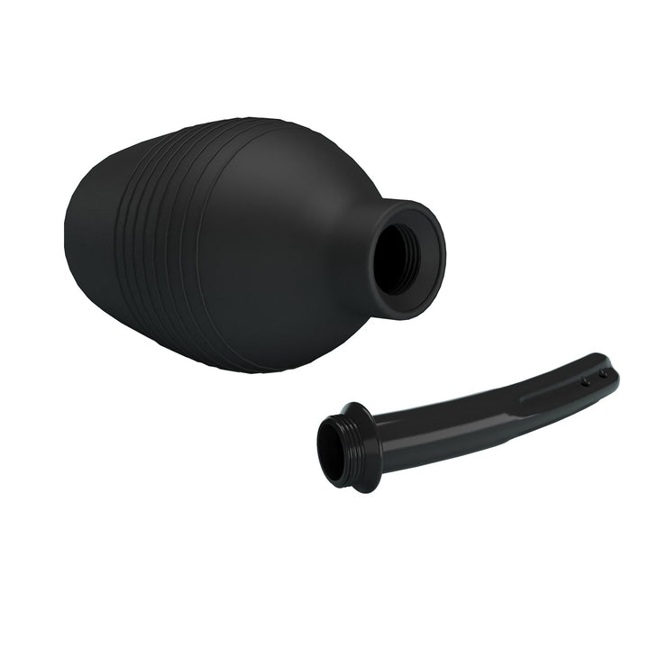 MR PLAY Anal Douche - Black - Black Unisex Douche - 310 ml Capacity – Sex toys NZ by Naughtyhut. Discreet delivery nationwide.