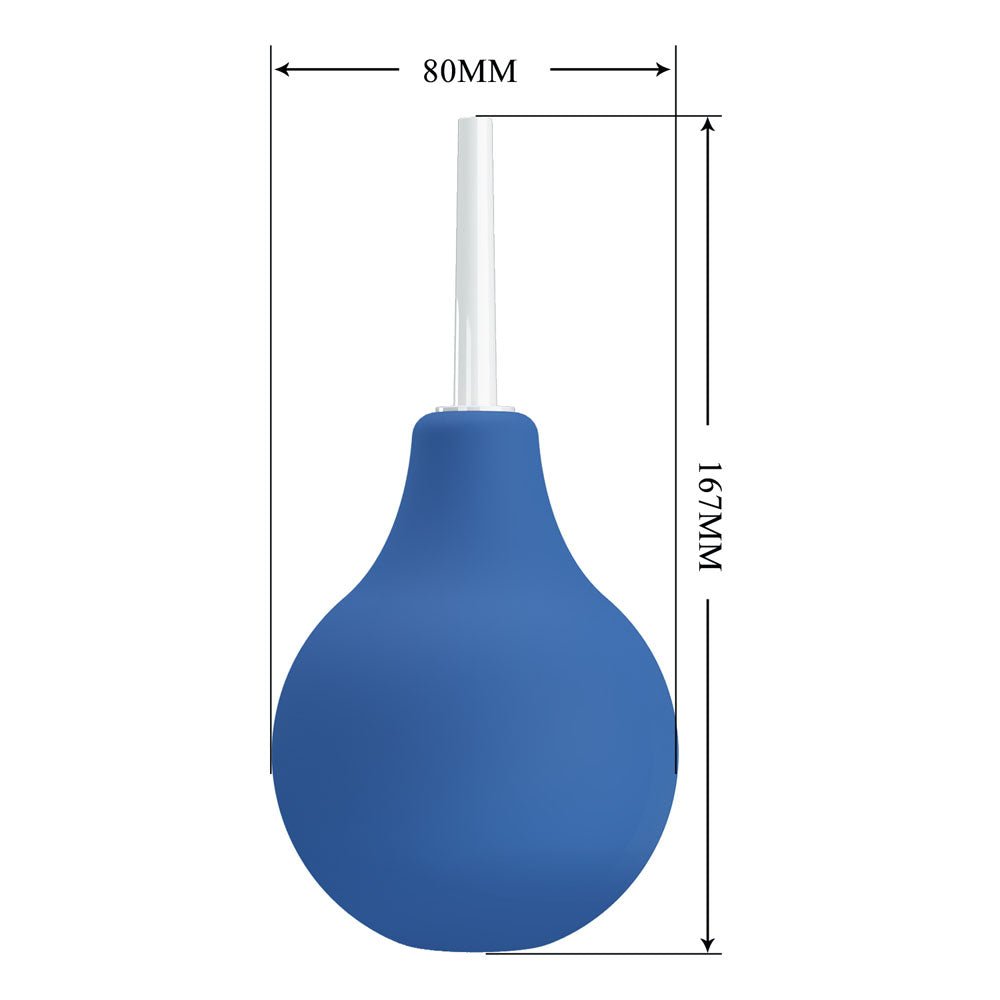MR PLAY Anal Douche - Blue - Blue Unisex Douche - 224 ml Capacity – Sex toys NZ by Naughtyhut. Discreet delivery nationwide.