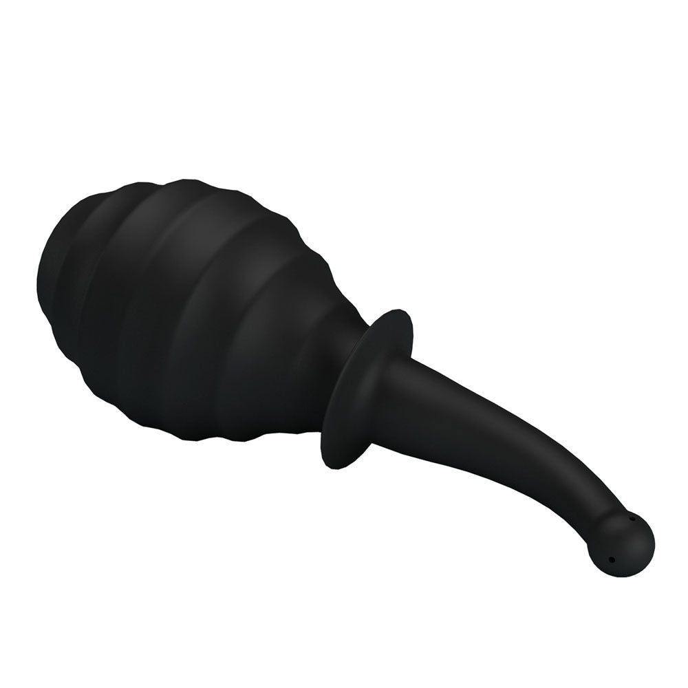 MR PLAY Anal Douche M6 - Black - Black Unisex Douche - 330 ml Capacity – Sex toys NZ by Naughtyhut. Discreet delivery nationwide.