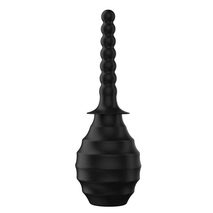 MR PLAY Anal Douche M7 - Black - Black Unisex Douche - 330 ml Capacity – Sex toys NZ by Naughtyhut. Discreet delivery nationwide.