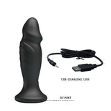 Buy MR PLAY Powerful Vibrating Anal Plug - Black 12.4 cm USB Rechargeable Vibrating Anal Plug with Remote – Naughtyhut NZ sex toys online. Discreet delivery & top brands.
