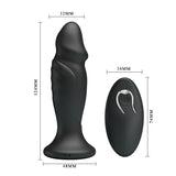 Buy MR PLAY Powerful Vibrating Anal Plug - Black 12.4 cm USB Rechargeable Vibrating Anal Plug with Remote – Naughtyhut NZ sex toys online. Discreet delivery & top brands.