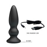 Buy MR PLAY Powerful Vibrating Anal Plug - Black 12.5 cm USB Rechargeable Vibrating Anal Plug with Remote – Naughtyhut NZ sex toys online. Discreet delivery & top brands.