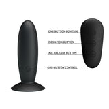 Buy MR PLAY Remote Control Vibrating Anal Plug - Black USB Rechargeable Vibrating Butt Plug with Wireless Remote – Naughtyhut NZ sex toys online. Discreet delivery & top brands.