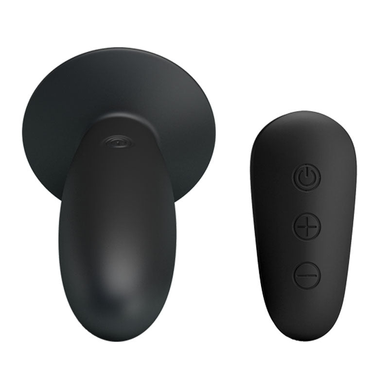 MR PLAY Remote Control Vibrating Anal Plug - Black USB Rechargeable Vibrating Butt Plug with Wireless Remote – Sex toys NZ by Naughtyhut. Discreet delivery nationwide.
