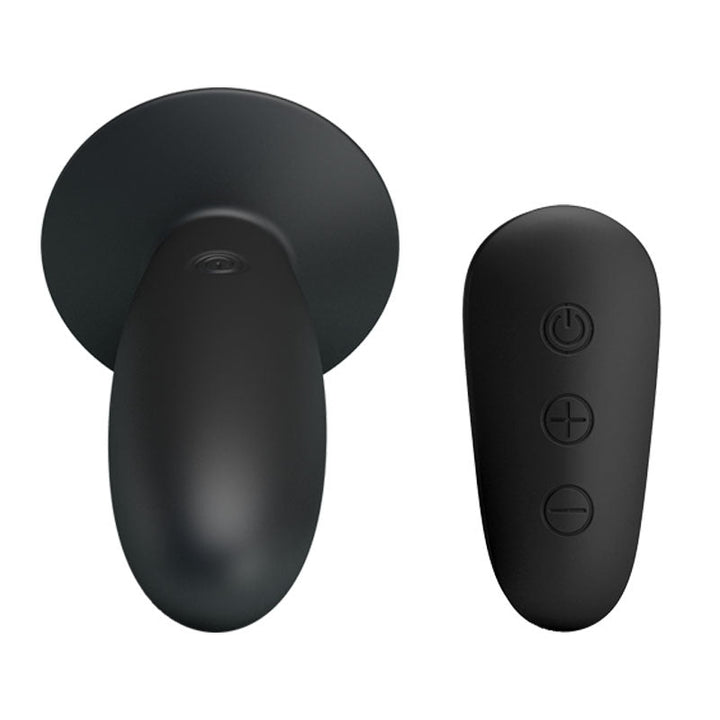MR PLAY Remote Control Vibrating Anal Plug - Black USB Rechargeable Vibrating Butt Plug with Wireless Remote – Sex toys NZ by Naughtyhut. Discreet delivery nationwide.