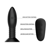 Buy MR PLAY Rotation Beads Anal Plug - Black USB Rechargeable Beaded Butt Plug with Wireless Remote – Naughtyhut NZ sex toys online. Discreet delivery & top brands.