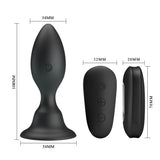 Buy MR PLAY Vibrating Anal Plug - Black 10.8 cm USB Rechargeable Vibrating Butt Plug with Remote – Naughtyhut NZ sex toys online. Discreet delivery & top brands.